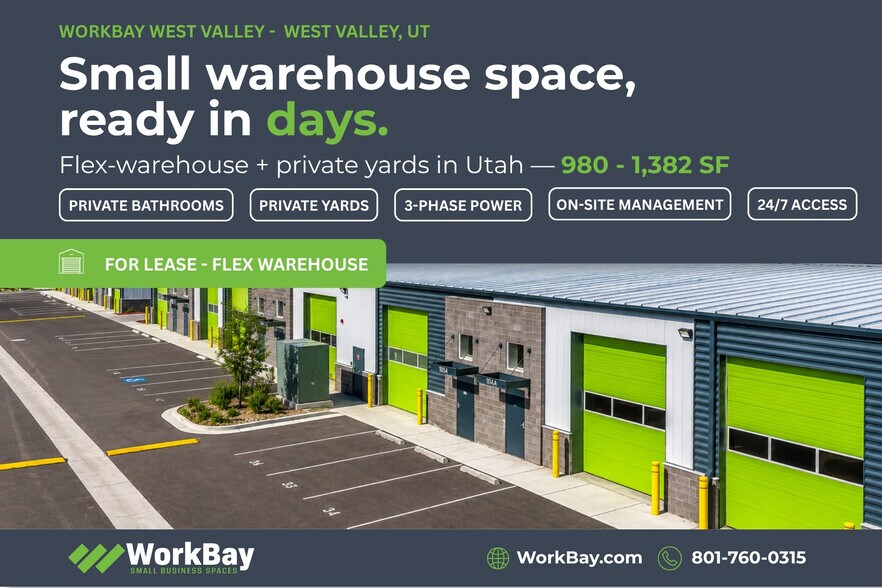 More Photos Of 3747 W Parkway Blvd, West Valley City Warehouse For Lease