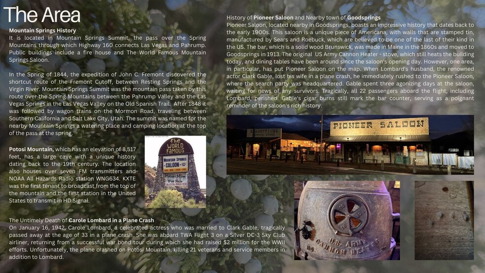 More Photos Of 11951 Mt. Potosi Canyon Rd, Las Vegas Land For Sale