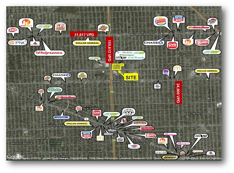 More Photos Of 7990-8000 W Outer Dr, Detroit Freestanding For Lease