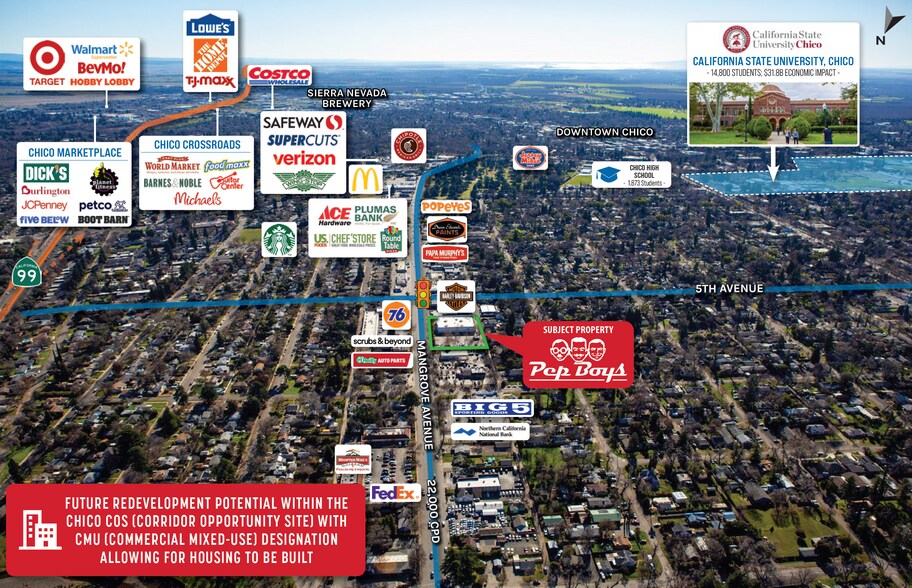 More Photos Of 1555 Mangrove Ave, Chico Freestanding For Sale