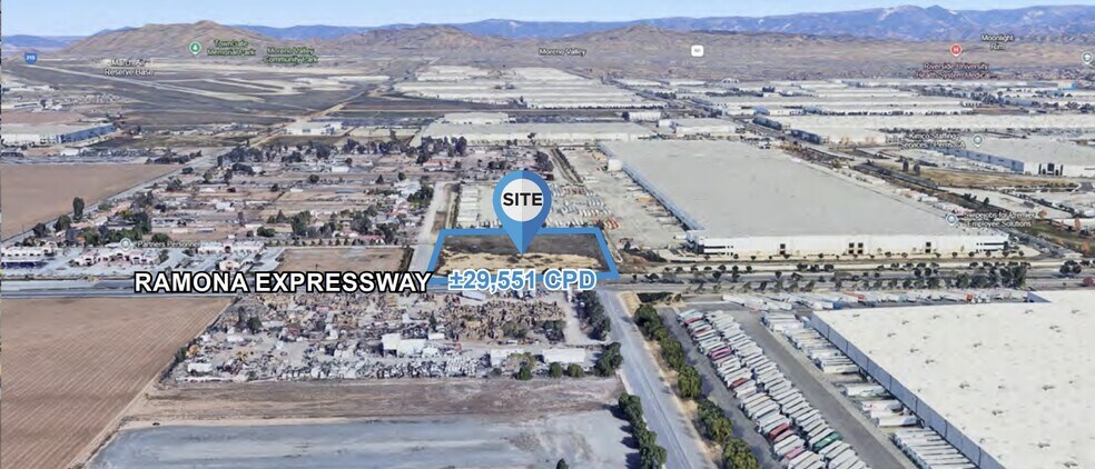 Primary Photo Of NEC Ramona Expy. & Brennan Ave, Perris Land For Sale