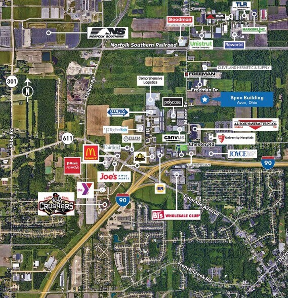 More Photos Of Freeman Dr, Avon Warehouse For Lease