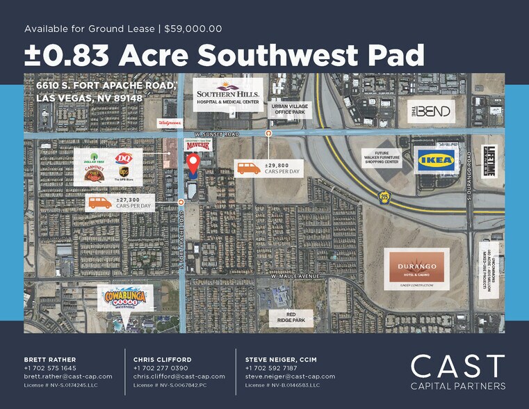 Primary Photo Of 6610 S Fort Apache Rd, Las Vegas Land For Sale