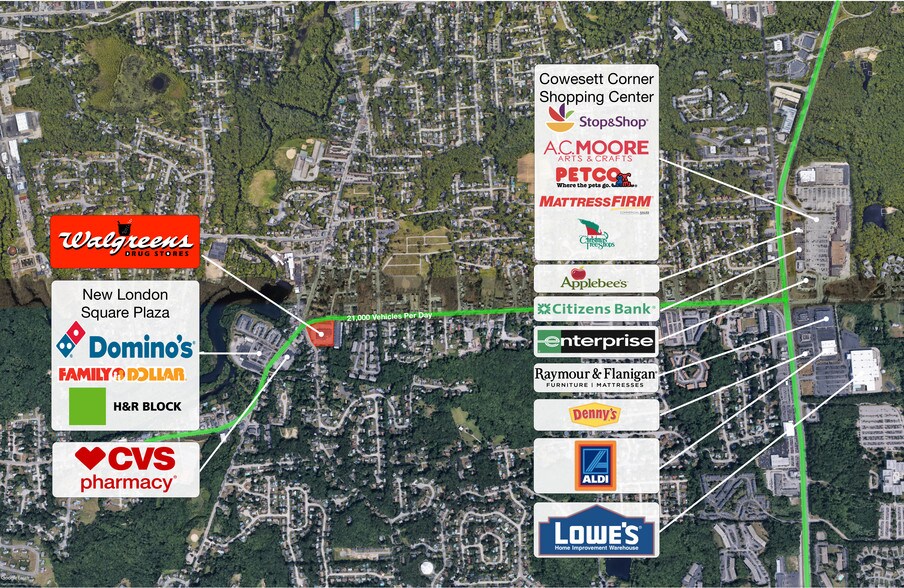 More Photos Of 1 Cowessett Ave, West Warwick Freestanding For Lease