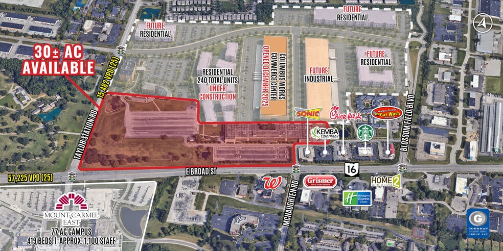 Primary Photo Of 6150 E Broad St, Columbus Land For Lease