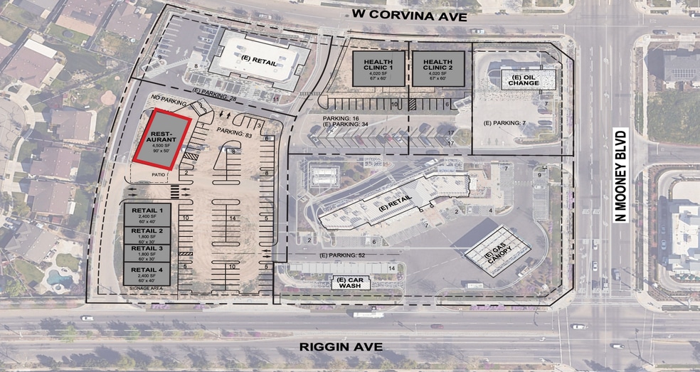 More Photos Of NWC Mooney & Riggin Ave, Visalia Unknown For Lease