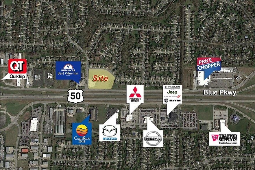 Primary Photo Of 0 Nec Blue Parkway & Vista Dr, Lee's Summit Land For Sale