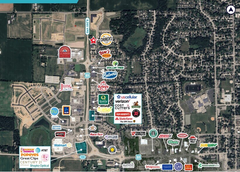More Photos Of 1324 Nygaard St, Stoughton General Retail For Sale