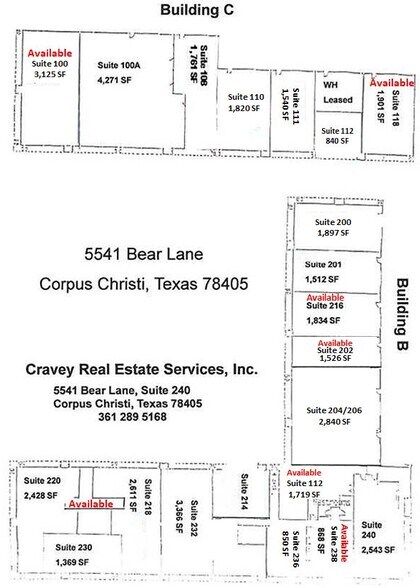 More Photos Of 5541 Bear Ln, Corpus Christi Flex For Sale