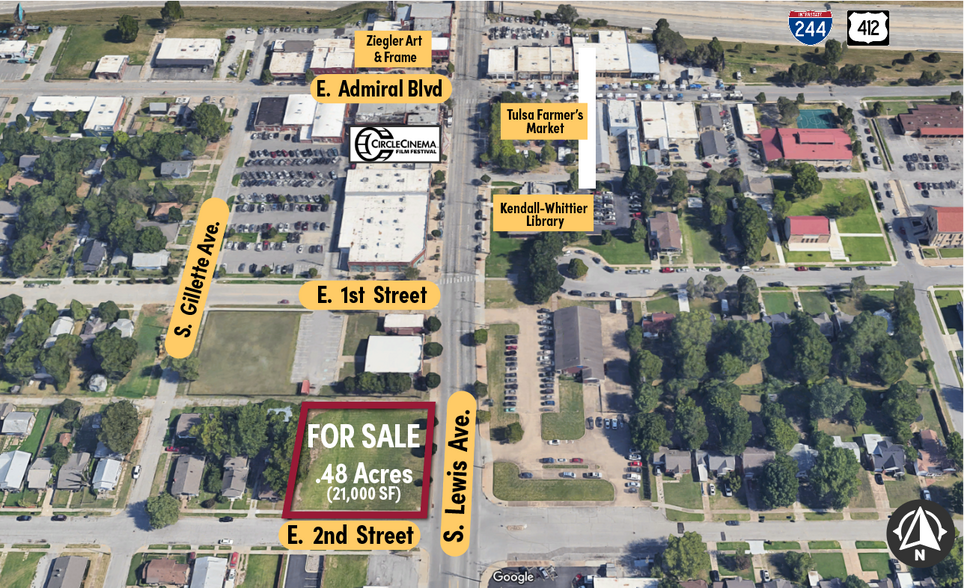 More Photos Of 116 S. Lewis and 2313 E. 2nd St., Tulsa Land For Sale