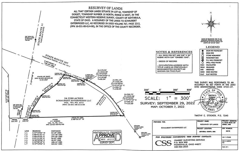 More Photos Of 2234 State Route 307, Jefferson Land For Lease