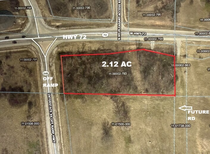 More Photos Of I-49 at Hwy 72, Gravette Land For Sale