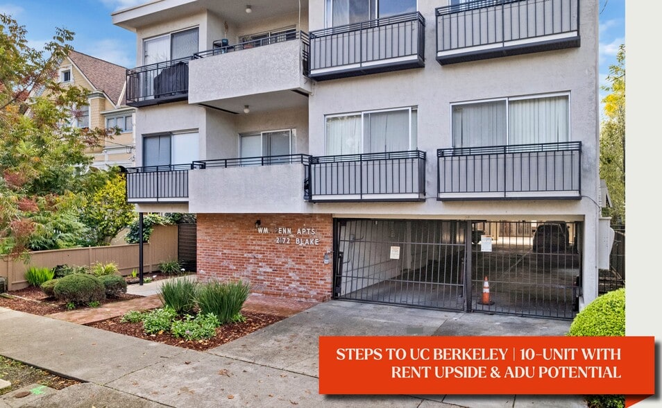 Primary Photo Of 2172 Blake St, Berkeley Apartments For Sale