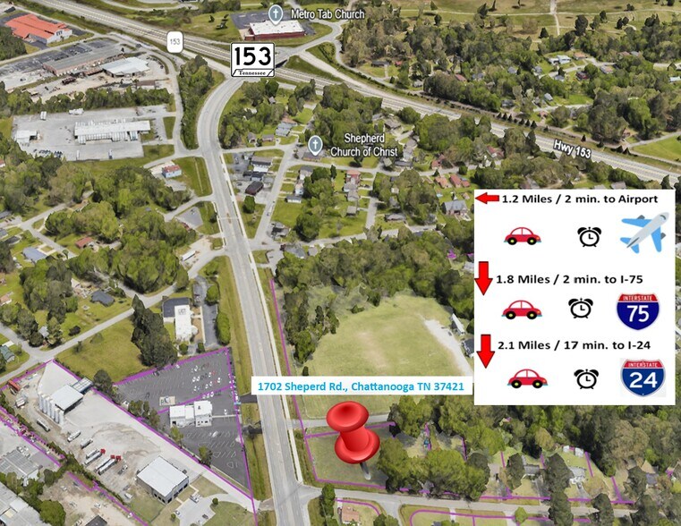 More Photos Of 1702 Shepherd rd, Chattanooga Land For Sale