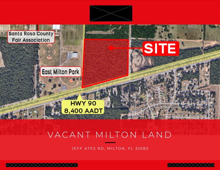 Primary Photo Of Jeff Ates Rd, Milton Land For Sale