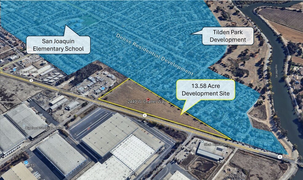 More Photos Of 2440 Charter way, Stockton Land For Sale