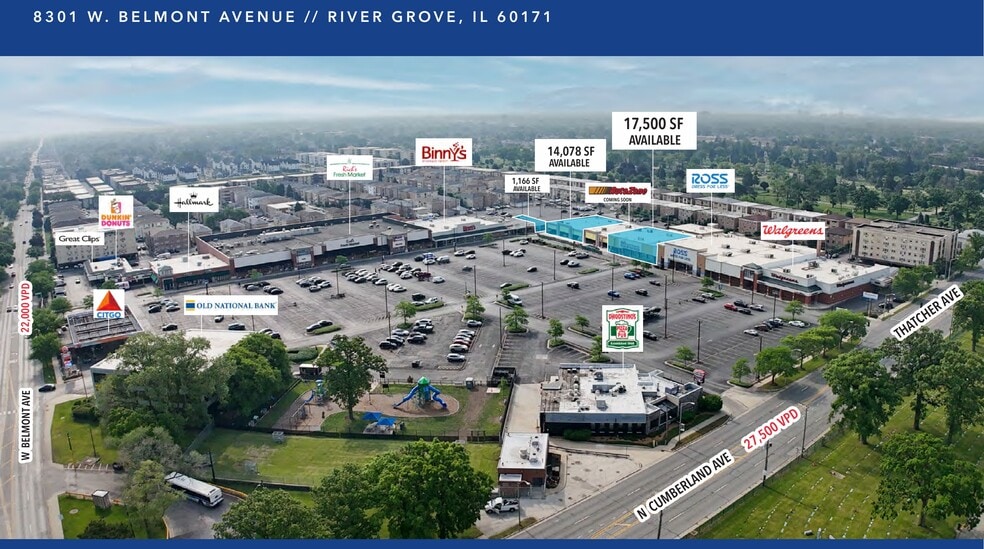 Primary Photo Of 8251-8361 N Belmont Ave, River Grove Unknown For Lease
