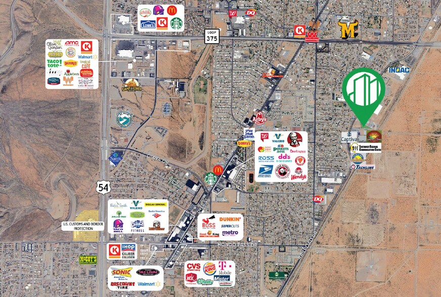 More Photos Of 9690 Railroad Dr, El Paso Warehouse For Lease