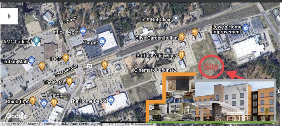 Primary Photo Of SWQ of S Medford Dr & S Chestnut St, Lufkin Hotel For Sale