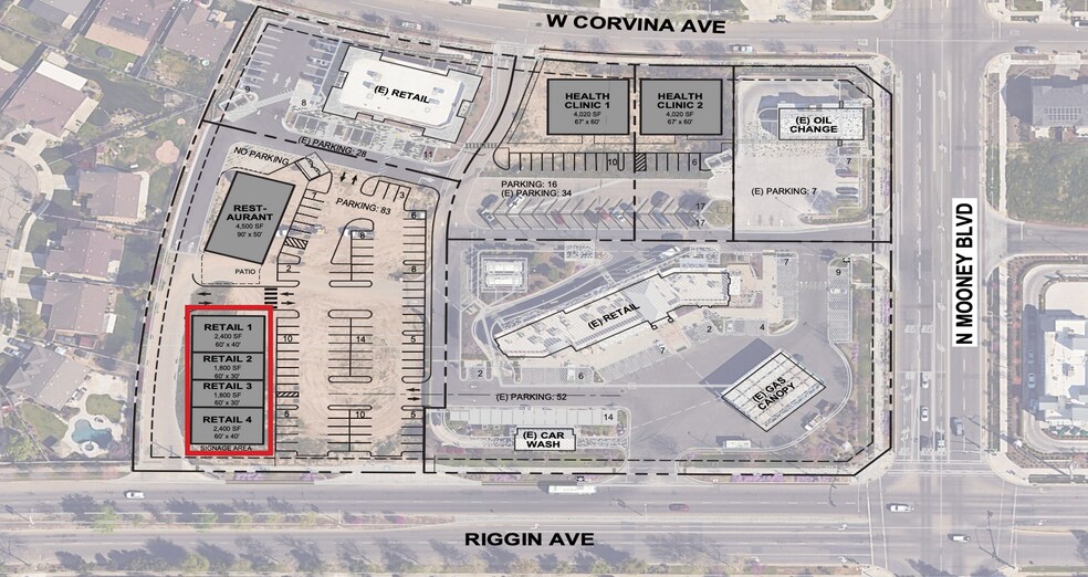 More Photos Of NWC Mooney & Riggin Ave, Visalia Unknown For Lease