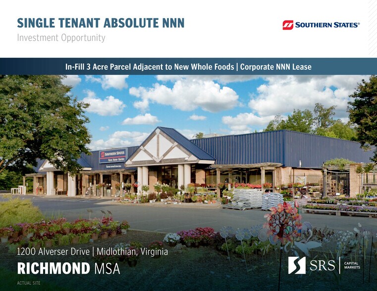 Primary Photo Of 1200 Alverser Dr, Midlothian Garden Center For Sale