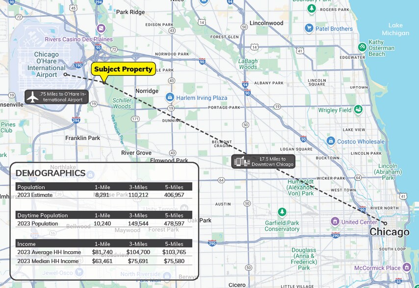 More Photos Of 4926-4940 N River Rd, Schiller Park Freestanding For Sale