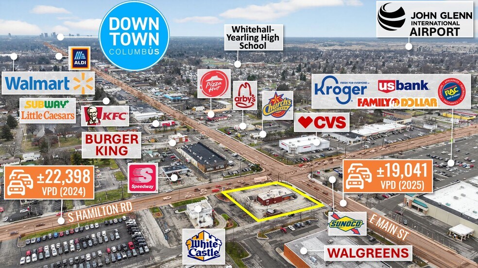More Photos Of 4595 E Main St, Whitehall Fast Food For Sale