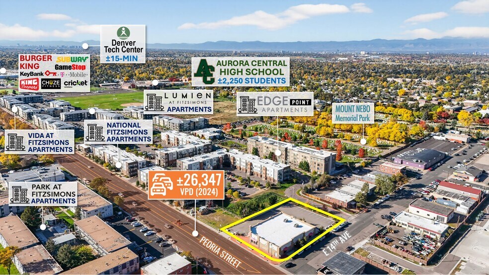 More Photos Of 1395 Peoria St, Aurora Freestanding For Lease