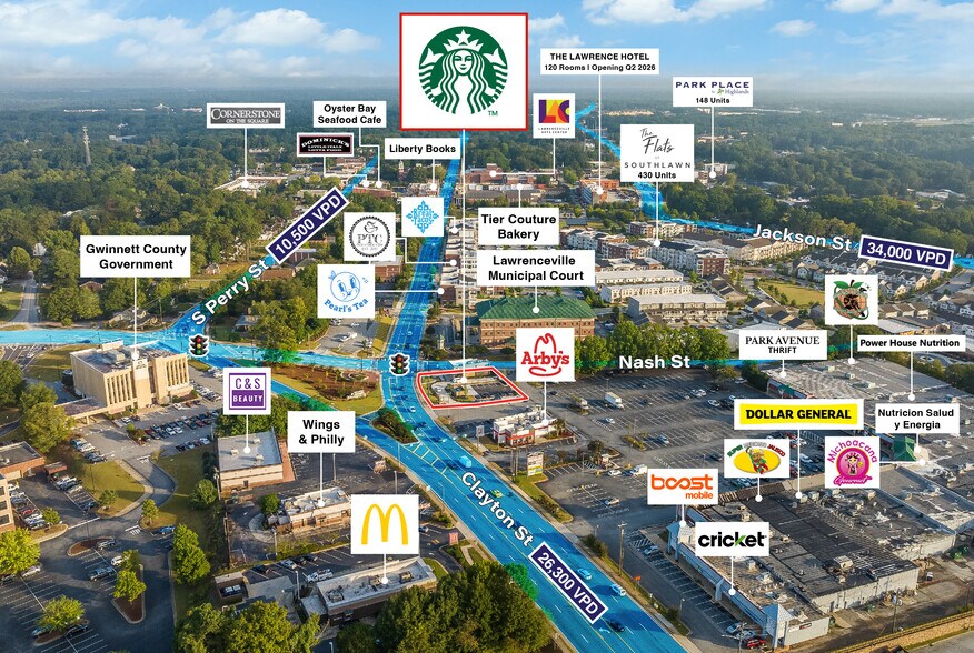 More Photos Of 92 S Clayton St, Lawrenceville Fast Food For Sale