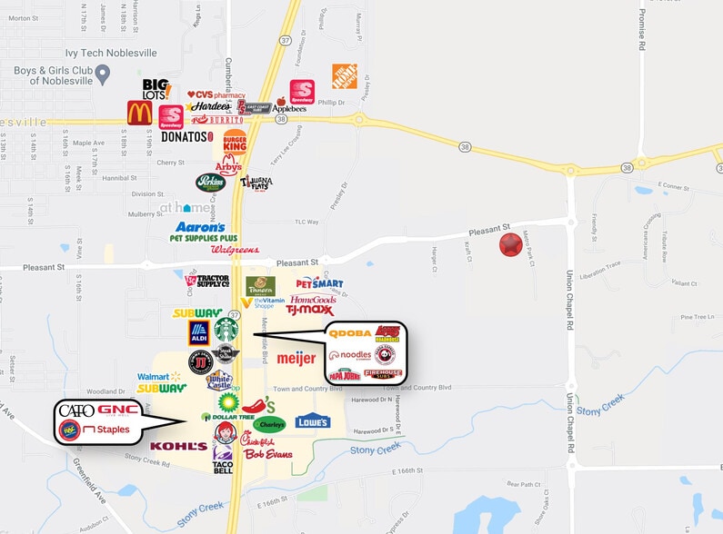 More Photos Of SWC Pleasant St. & Union Chapel, Noblesville Unknown For Lease