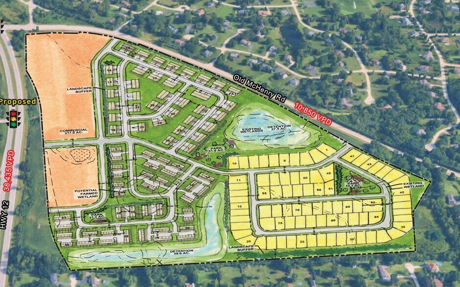 More Photos Of N Old McHenry & HWY 12, Hawthorn Woods Land For Sale