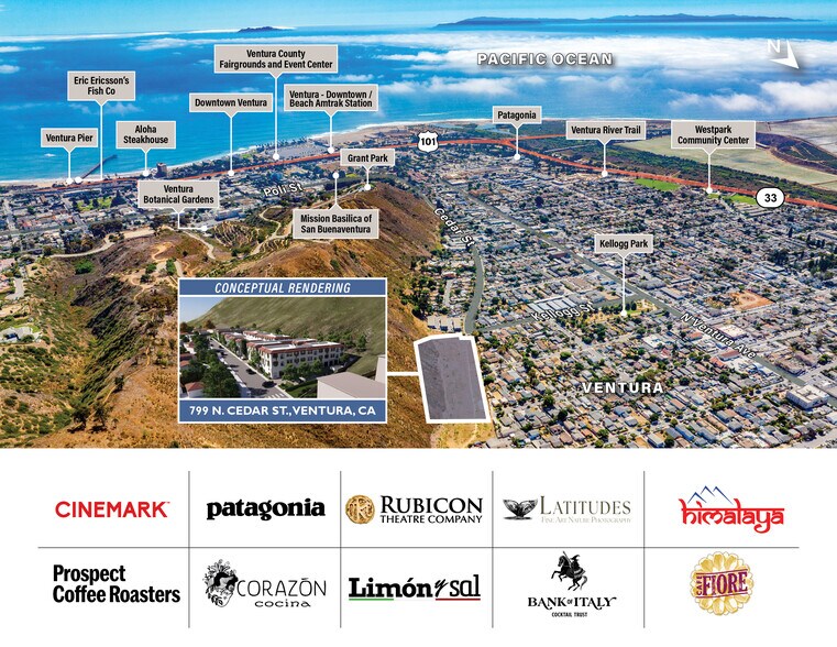 More Photos Of 799 N. Cedar Street, Ventura Land For Sale