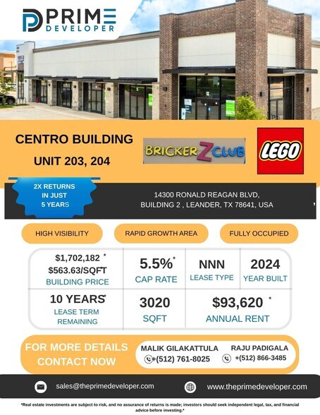 More Photos Of 14300 Ronald Reagan Blvd, Cedar Park Storefront For Sale