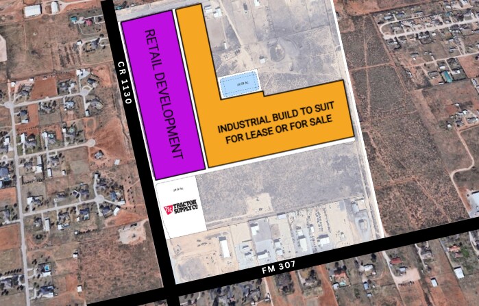 More Photos Of SE Corner of S CR-1130 & E County 95 rd, Midland Land For Lease