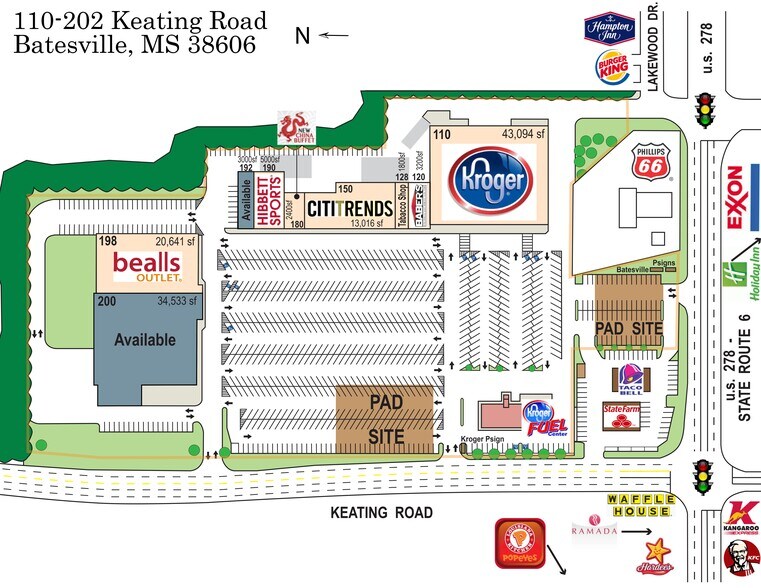 Primary Photo Of 110-192 Keating Rd, Batesville Unknown For Lease