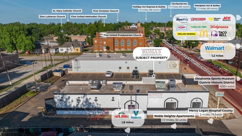 More Photos Of 112 W Noble Ave, Guthrie Restaurant For Lease