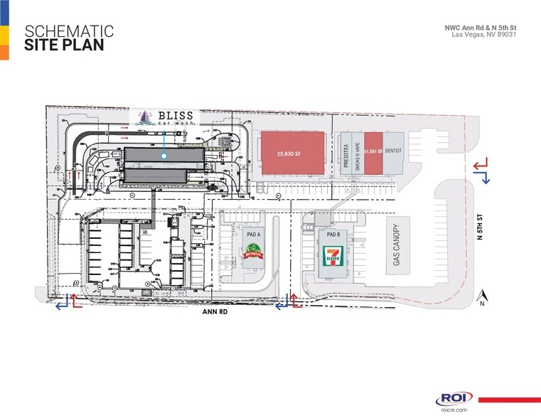 More Photos Of Ann Road & 5th Street, Las Vegas Unknown For Lease