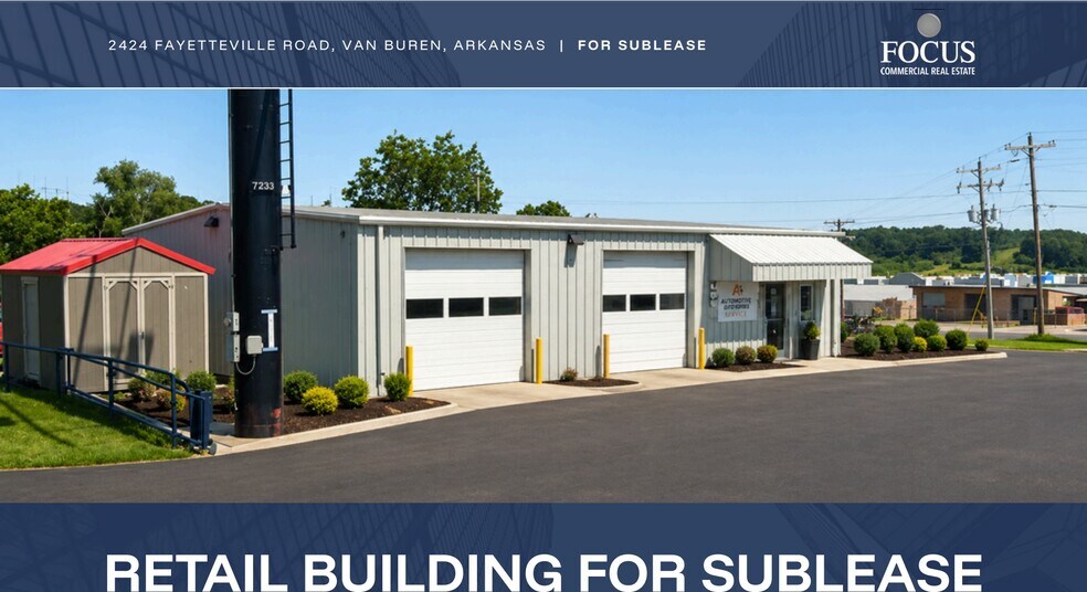 Primary Photo Of 2424 Fayetteville Rd, Van Buren Auto Repair For Lease