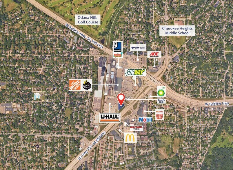More Photos Of 4702 Verona Rd, Madison Bank For Lease