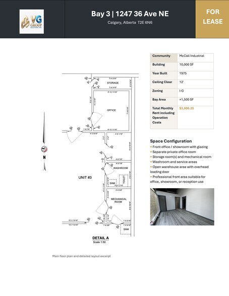 More Photos Of 1247 36th Ave NE, Calgary Warehouse For Lease