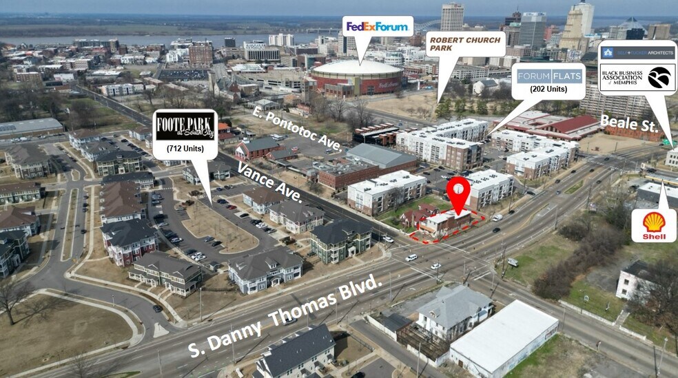 More Photos Of 454 Vance Ave, Memphis Freestanding For Sale