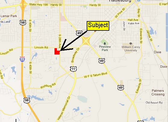More Photos Of 28th Ave @ Lincoln road, Hattiesburg Land For Sale