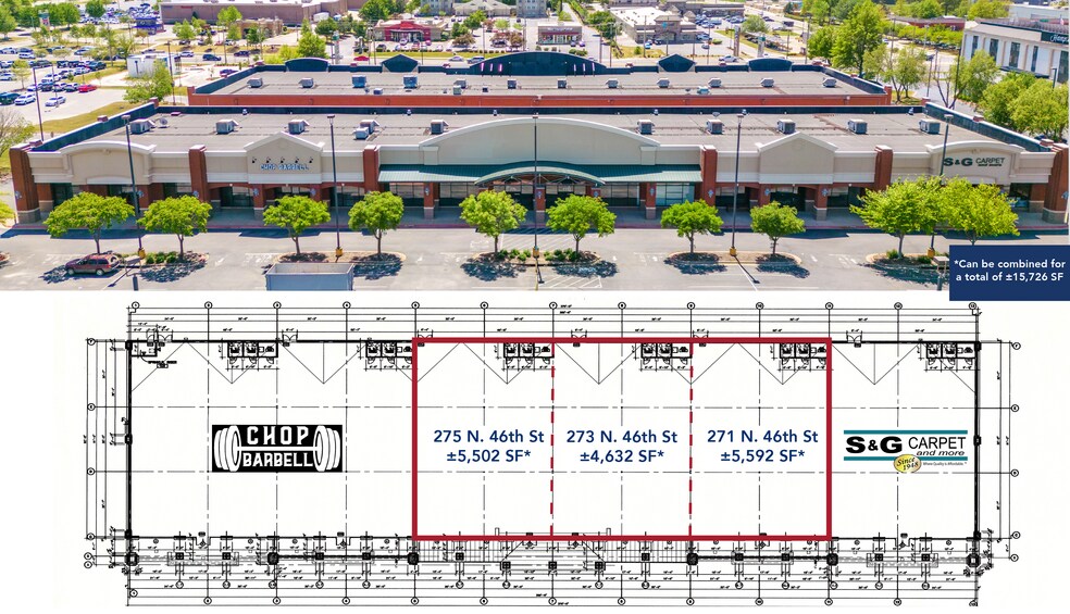 More Photos Of 475-559 N 46th St, Rogers Unknown For Lease