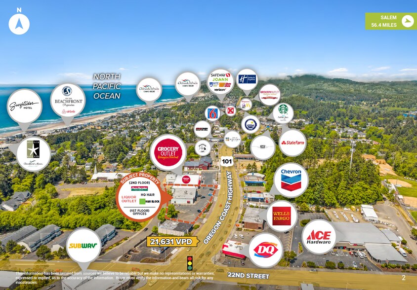 More Photos Of 2401-2429 NW Highway 101, Lincoln City General Retail For Sale