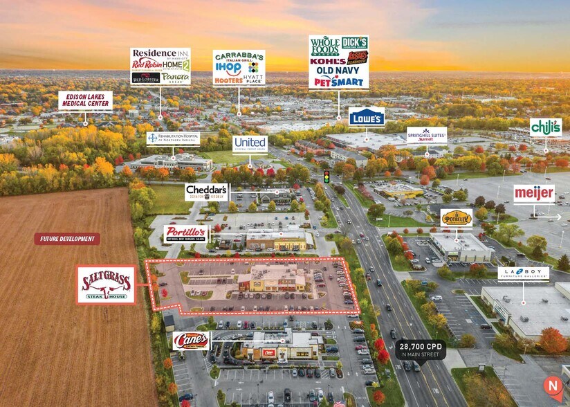 More Photos Of 5126 N Main St, Mishawaka Restaurant For Sale