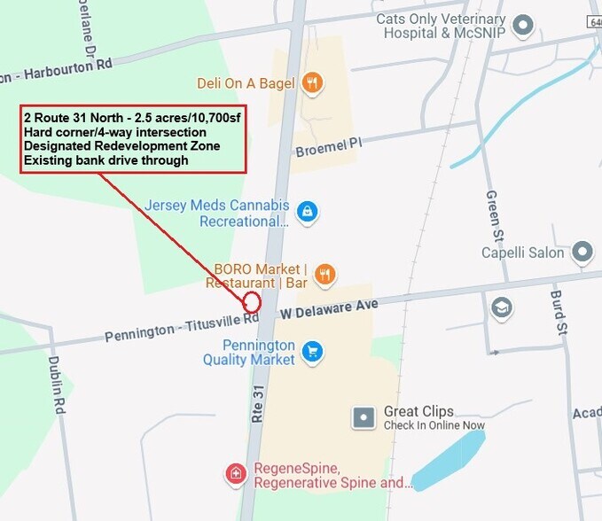 More Photos Of 2 Route 31 S, Pennington Bank For Sale