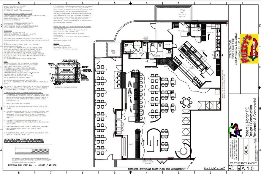 More Photos Of 2874 Providence Lakes Blvd, Brandon Restaurant For Sale