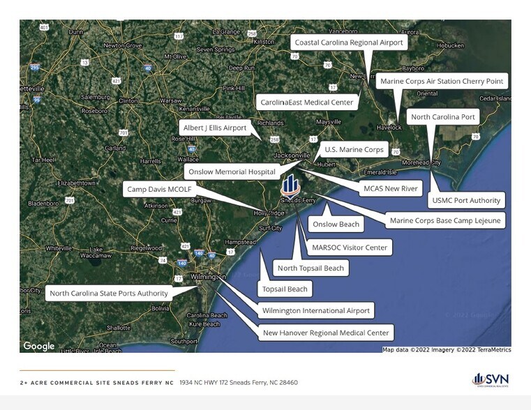 More Photos Of 1900 Hwy 172, Sneads Ferry Land For Sale