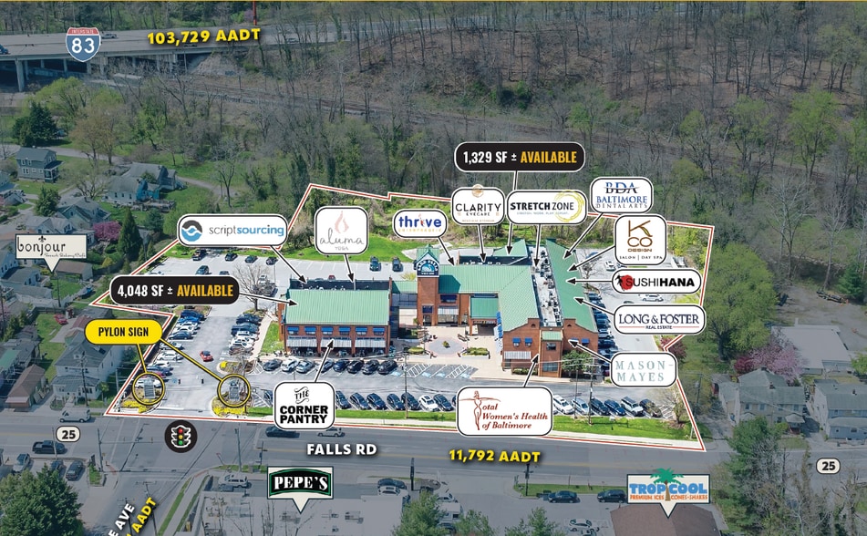 More Photos Of 6080 Falls Rd, Baltimore General Retail For Lease