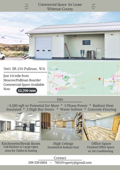 More Photos Of 7601 WA-270, Pullman Flex For Lease